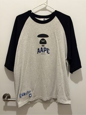 AAPE BY A Bathing Ape Moonface raglan-sleeve t-shirt